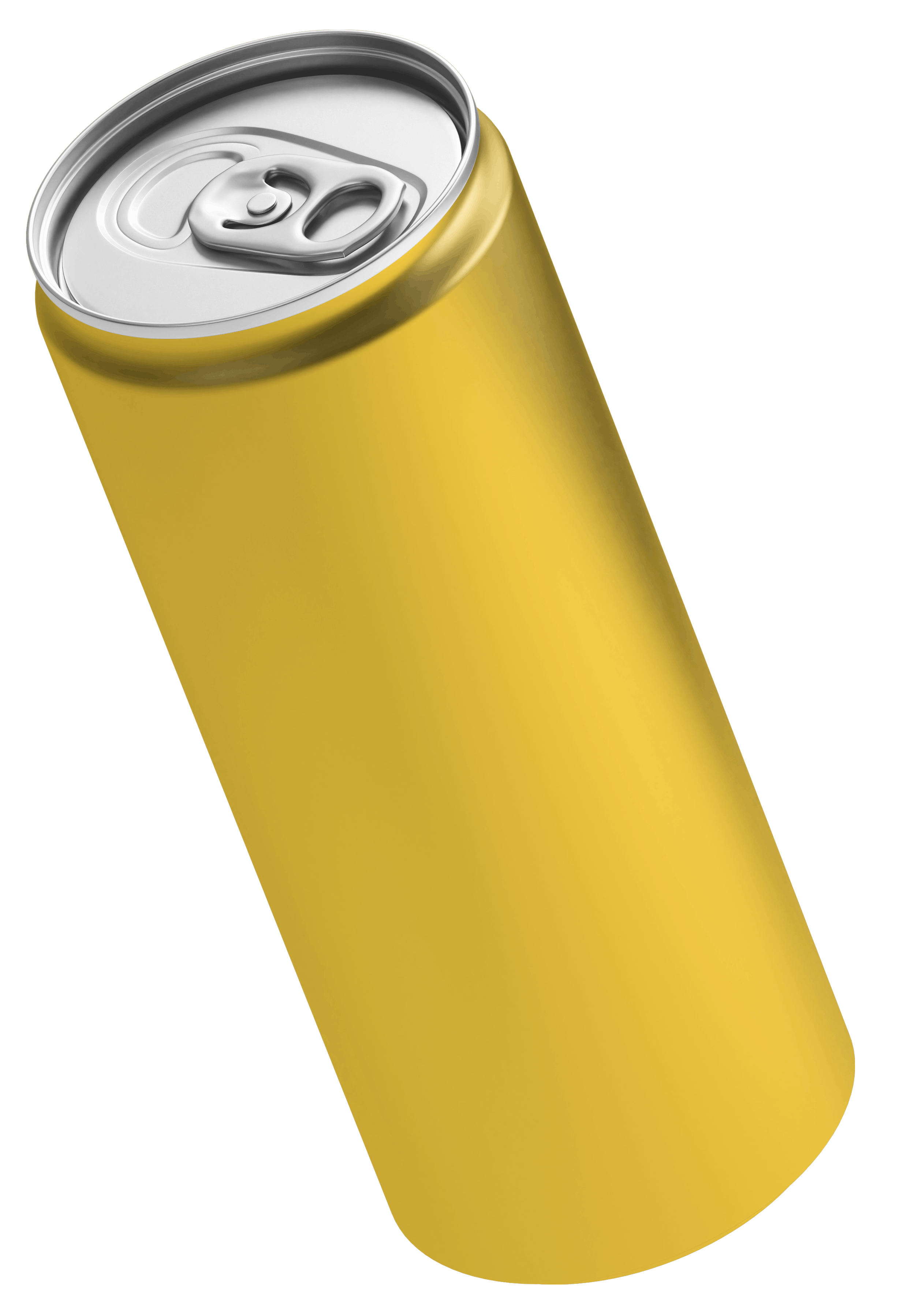 Can Mockup Yellow